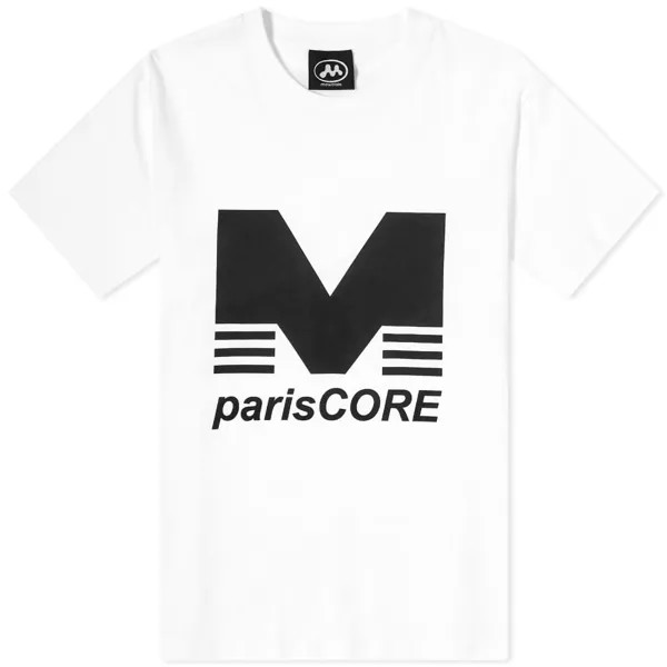 Mowalola Paris Футболка с полосками Core, белый