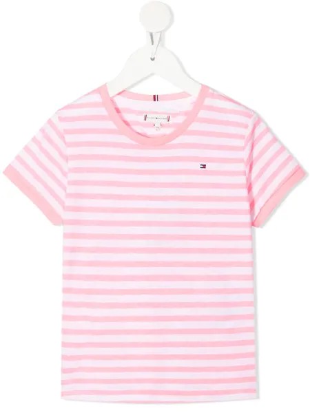 Tommy Hilfiger Junior двухцветная футболка в полоску
