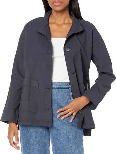 Куртка Petite Stand Collar Jacket Eileen Fisher, цвет Ocean