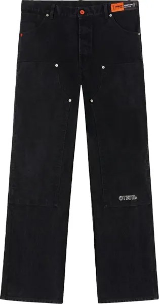 Брюки Heron Preston CTNMB Canvas Carpenter Pants 'Black', черный