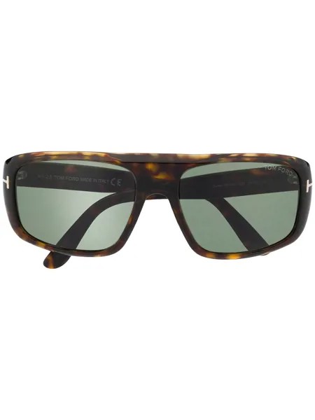 TOM FORD Eyewear солнцезащитные очки FT0754 в прямоугольной оправе