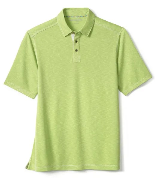Рубашка поло с короткими рукавами Johnston & Murphy Vintage Slub, зеленый