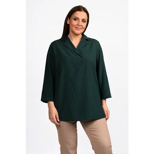 Блуза SVESTA, размер 62, зеленый