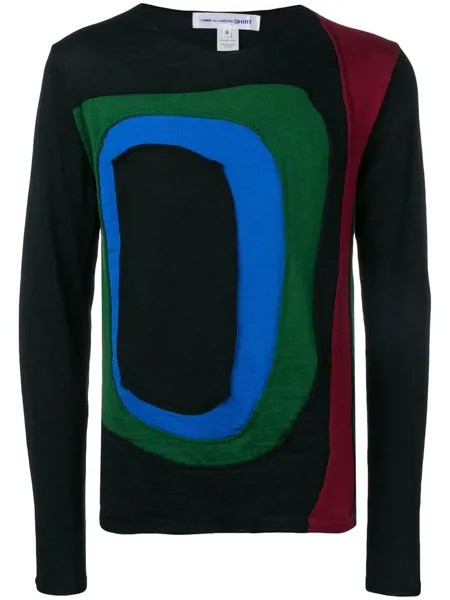 Comme Des Garçons Shirt свитер дизайна колор-блок