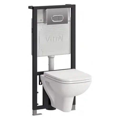 Унитаз с инсталляцией подвесной VitrA S20 9004B003-7204 с горизонтальным выпуском