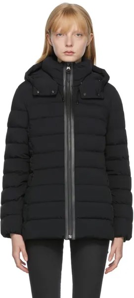 Черный пуховик Jazmin из тафты Mackage