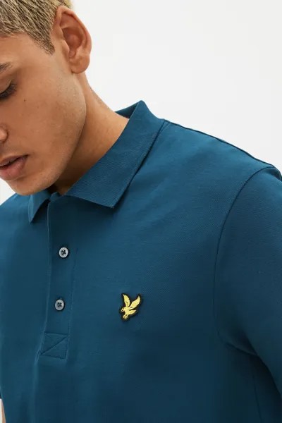Рубашка поло больших размеров Lyle & Scott, синий