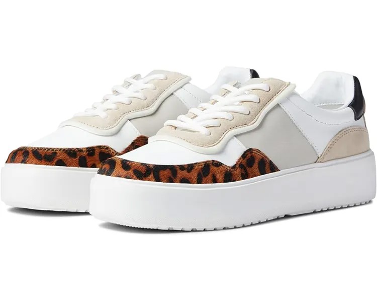 Кроссовки GREATS Waverly Court, цвет Leopard Multi Calf Hair