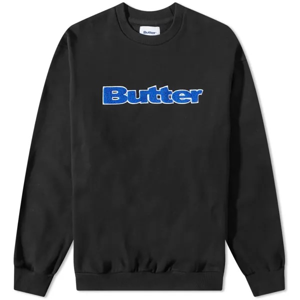 Толстовка Butter Goods Chenille Logo Crew Sweat