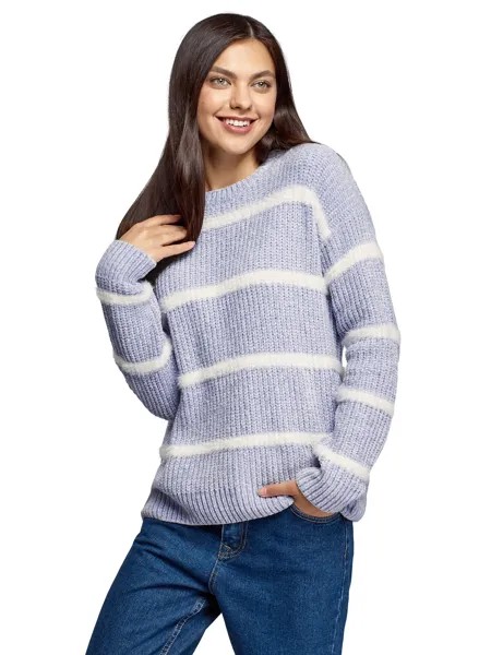 Джемпер женский oodji 63805338 фиолетовый M