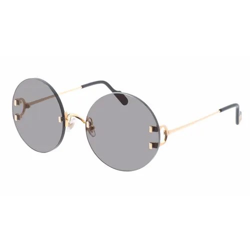 Солнцезащитные очки Cartier, золотой, серый