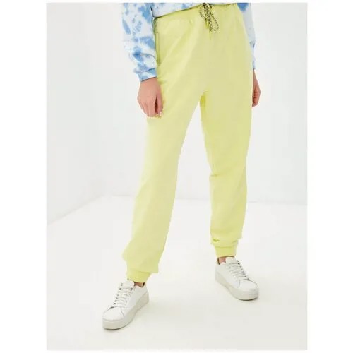 Неоново-желтые спортивные брюки INCITY, цвет неоновый желтый, размер XS