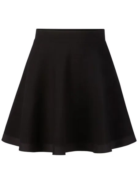 Nina Ricci расклешенная юбка мини, черный