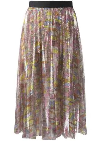 Emilio Pucci плиссированная юбка с пайетками