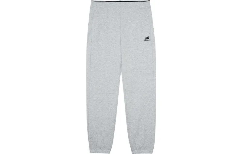 Трикотажные спортивные штаны женские, средне-серые New Balance