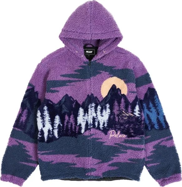 Куртка Palace Palaska Fleece Jacket 'Purple', фиолетовый