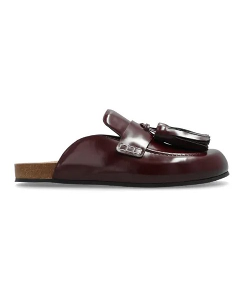 Кожаные тапочки Jw Anderson, красный