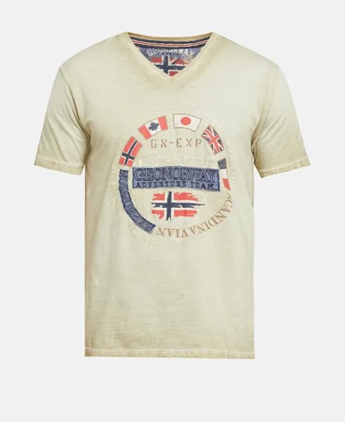 Футболка Geographical Norway, бежевый