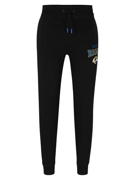 Спортивные брюки из хлопковой махровой ткани BOSS x NFL BOSS, черный