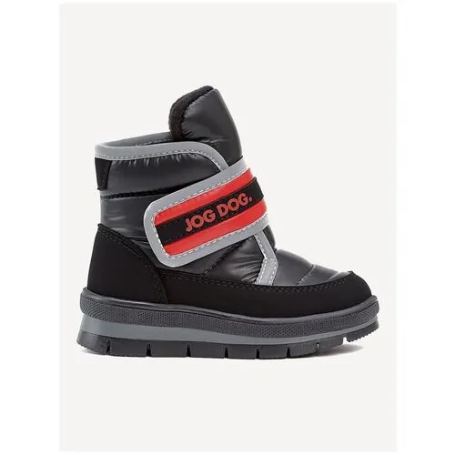 Ботинки Jog Dog, зимние, размер 23, черный, красный