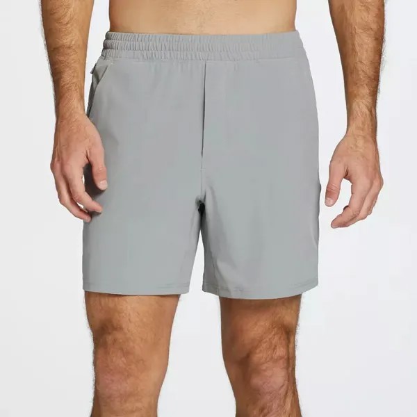 Мужские шорты Vrst без подкладки размером 7 дюймов, серебряный