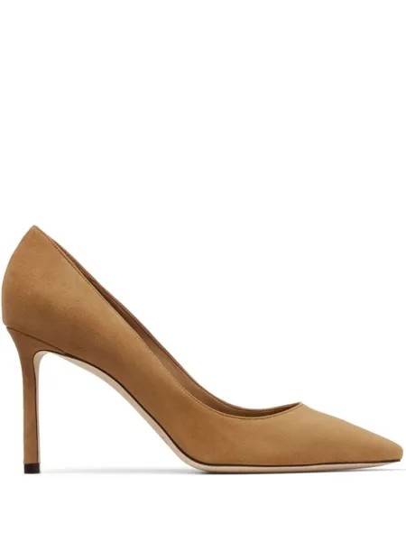 Туфли-лодочки Romy 85 Jimmy Choo, коричневый
