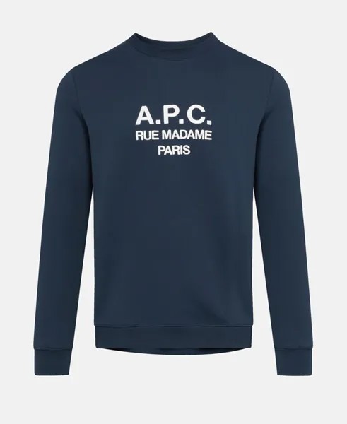 Толстовка A.P.C., темно-синий