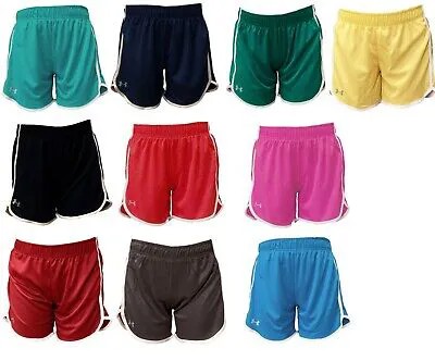 Женские спортивные шорты свободного покроя Under Armour Heat Gear, красные, синие, фиолетовые, S-XL