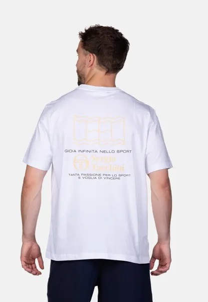 Футболка с принтом ONDA Sergio Tacchini, бежевый
