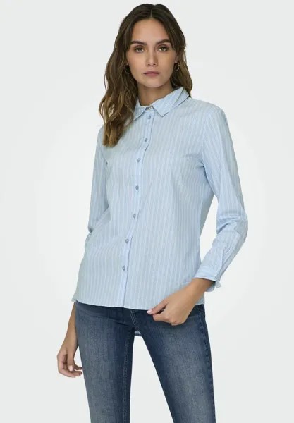 Рубашка JDYMIO LS SHIRT WVN NOOS JDY, синий