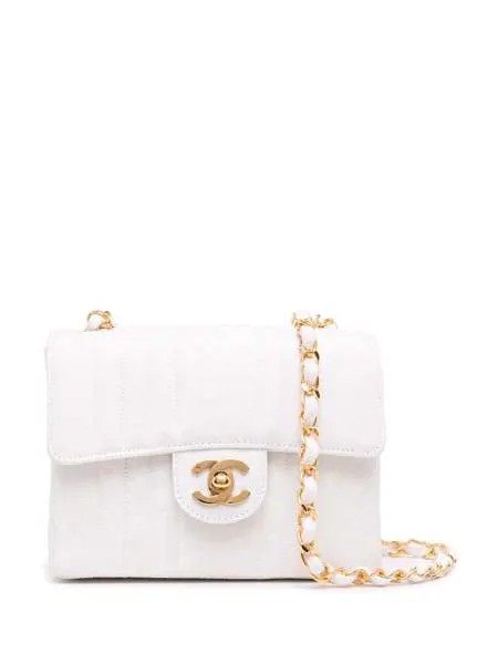 Chanel Pre-Owned маленькая сумка на плечо Mademoiselle Classic Flap 1992-го года