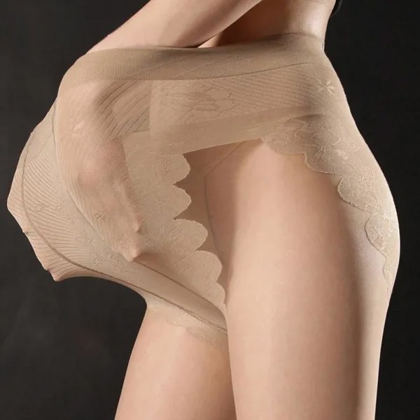 Лето Новый дизайн Ультра тонкие женские колготки Бесшовная бабочка Файл Core-прядится Шелковые колготки Нижние носки