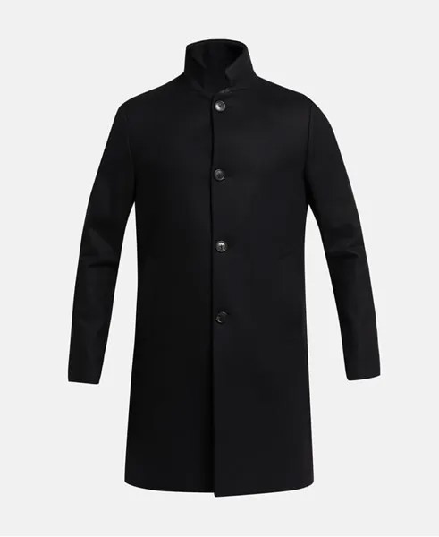 Шерстяное пальто J.Lindeberg, черный