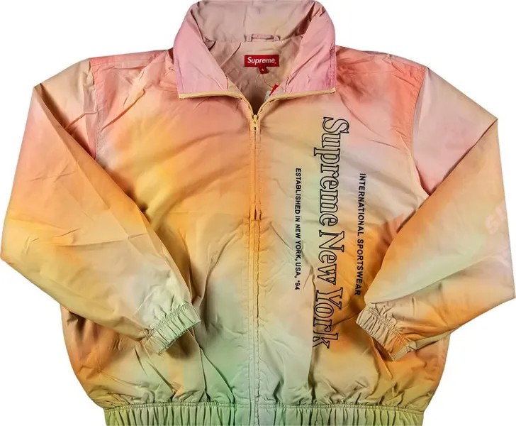 Куртка Supreme Side Logo Track Jacket 'Yellow Gradient', разноцветный