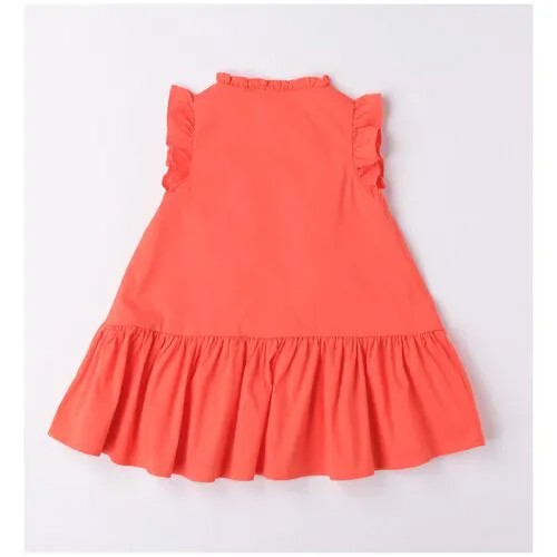 Платье с коротким рукавом iDO, размер 7A, цвет коралловый