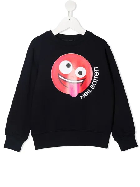 Neil Barrett Kids толстовка с длинными рукавами и логотипом