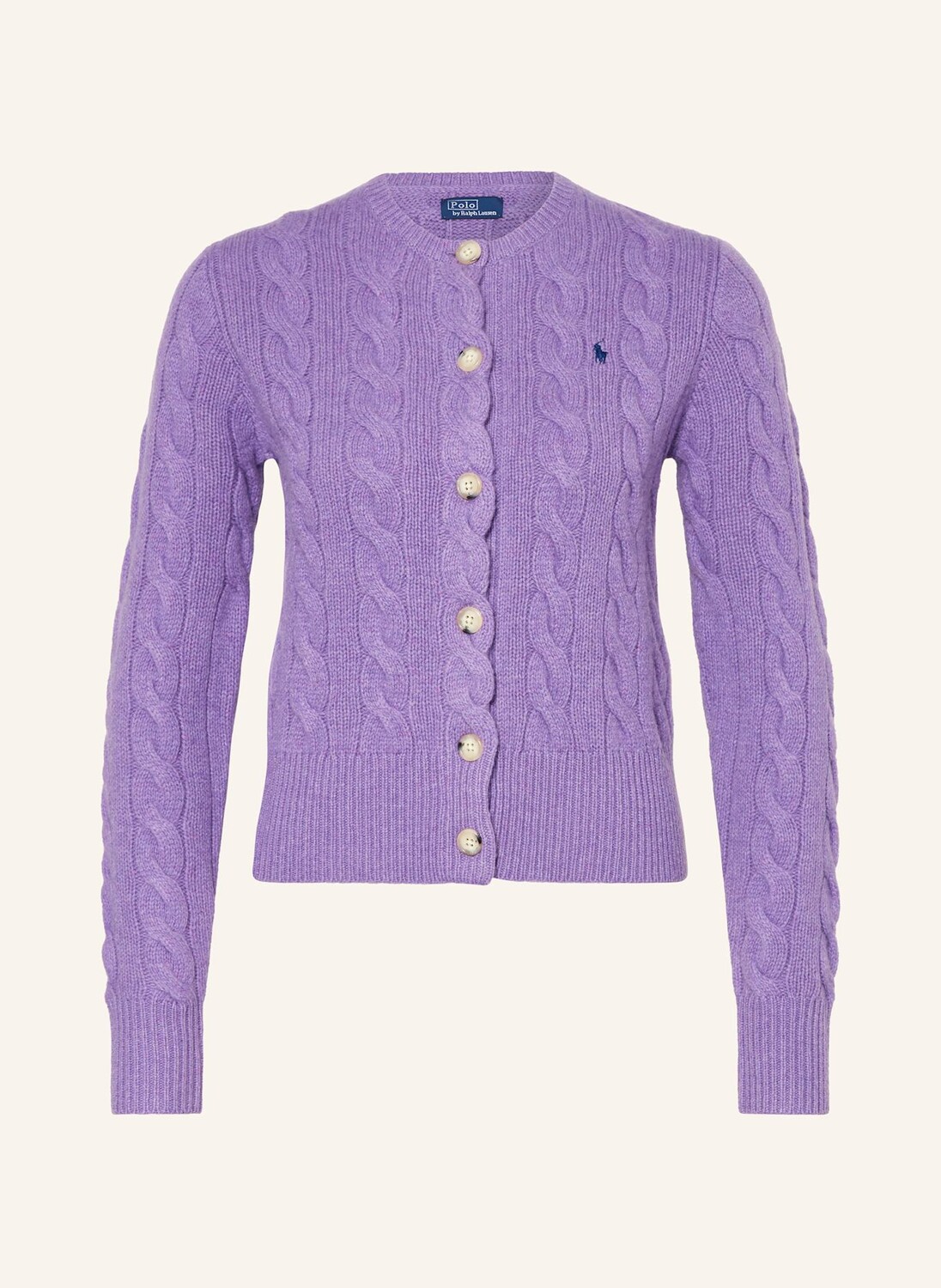 Кардиган POLO RALPH LAUREN, светло-фиолетовый