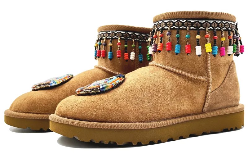 CLASSIC MINI Зимние ботинки женские коричневые Ugg