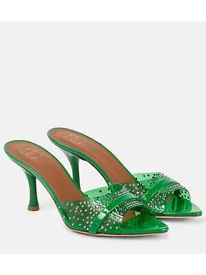 MALONE SOULIERS Женские зеленые босоножки без шнуровки на каблуке с острым носком Джулия Джулия 41