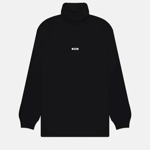 Лонгслив MSGM, хлопок, размер S, черный