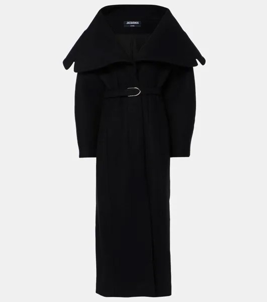 Шерстяное пальто Le Manteau Caruso Jacquemus, черный