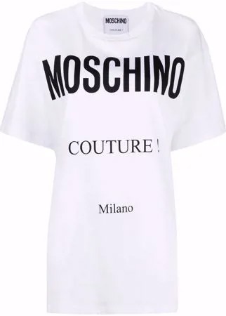 Moschino футболка с логотипом