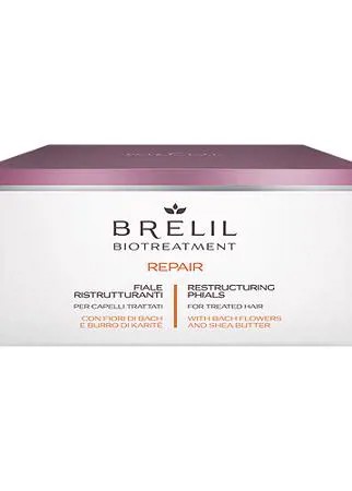 Brelil Professional BioTraitement Repair Лосьон восстанавливающий для поврежденных волос, 10 мл, 12 шт.