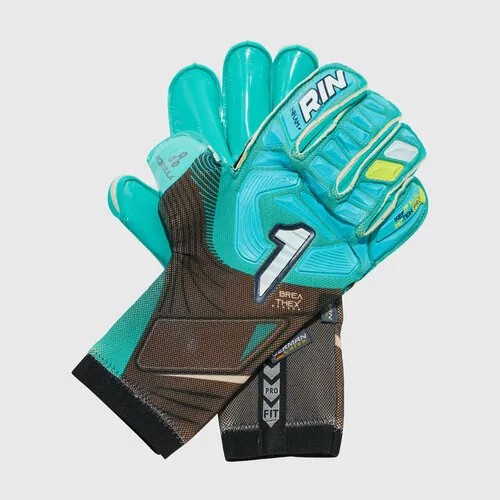 Вратарские перчатки RINAT Rinat Nkam Pro Onana NKP690, размер 10, голубой, бирюзовый