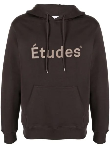 Etudes худи Klein Études из органического хлопка, коричневый