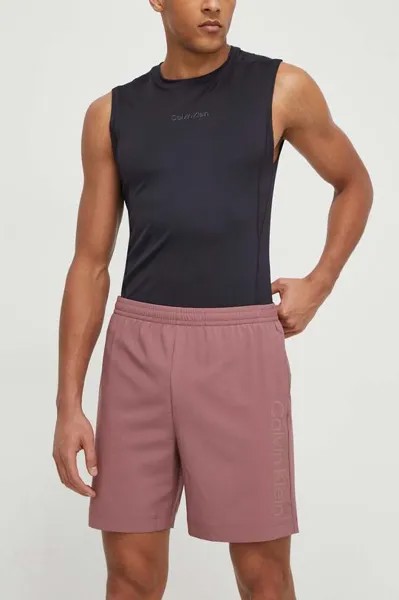Тренировочные шорты Calvin Klein Performance, розовый
