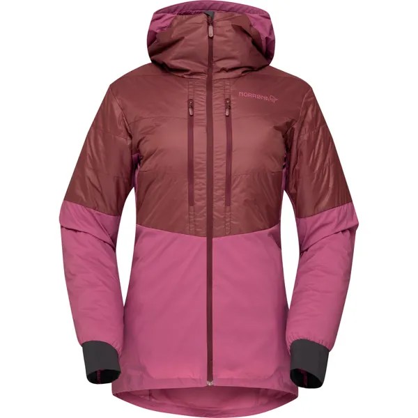 Женская куртка с капюшоном Lyngen Aero80 Norrona, фиолетовый