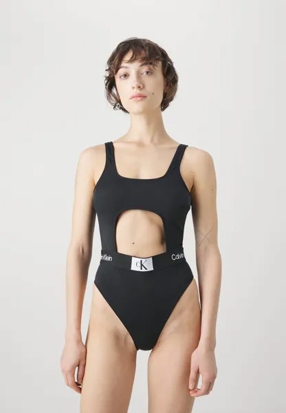 Купальник Cut Out One Piece Calvin Klein Swimwear, черный