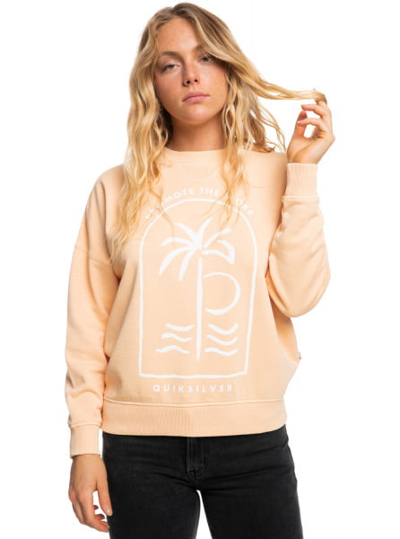 Свитшот женский Quiksilver EQWFT03167 оранжевый L