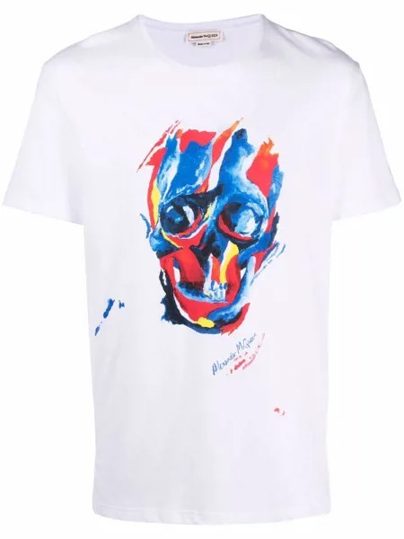 Alexander McQueen graphic-print cotton T-shirt